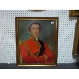 Pauline Clark, oils on canvas, portrait of the Duke of Wellington, signed and dated 1974, and