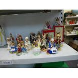 19 Royal Doulton Bunnykins figurines including Billy and Bunty, Easter Greetings, Partners in