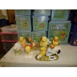 Eight Royal Doulton 'Winnie The Pooh' collection figurines with boxes. [s38] WE DO NOT TAKE CREDIT