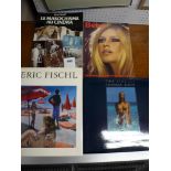 Erotic Art: Five books including Eric Fishl, 1988 a catalogue of his paintings, Bebe the films of