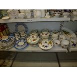 A quantity of Royal Worcester Evesham dinner wares including tureens, serving dishes, jugs, bowl