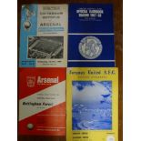A carton of Football programmes including a group from 1963-68 and later, Hillingdon Borough