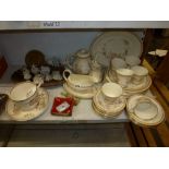 A Royal Doulton Lisette part tea and dinner service approximately 31 pieces, a Victorian breakfast