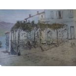 Michael Blaker, three framed limited edition etchings with coloured aquatinting, including Bridge at