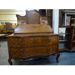 A spectacular South German or North Italian 18th century bureau chest of exuberant design in