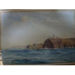 Fred R. Fitzgerald, watercolour, Cape St Vincent, signed, sold together with a G.S. Macdonald