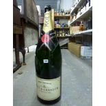 A Nebuchadnezzar for Moet & Chandon Brut Imperial champagne, empty, for presentation purposes [