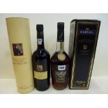 Martell Napoleon Special Reserve Cognac, ribbed bottle, with box, 70 cl (x1); and Dona Antonia
