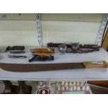 An impressive collection of weapons, 21 in all, from a variety of countries, comprising: a sabre,