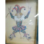 A set of four framed limited edition coloured prints after the designs for 'The costumes for the