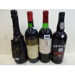 Wine and Port: Ch. Latour Pauillac 1976 (x1); Ch. Boyd-Cantenac Margaux Grand Cru Classe 1975 (