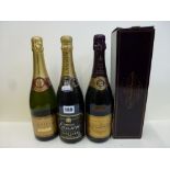 Champagne: Lanson Black Label, Heidsieck & Co. Monopole Gold Top, Veuve Clicquot Ponsardin 1988