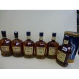 Seven bottles of Stock 84 Riserva VSOP Brandy, one with presentation tin,70 cl (x7) (levels and