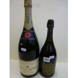 Champagne: Dom Perignon Vintage 1978, 75 cl (x1); and a magnum of Moet & Chandon Premiere Cuvee (x1)