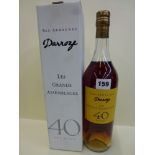 Francis Darroze Bas Armagnac, 40 years old, 70 cl, with presentation box (x1) (levels and conditions