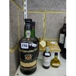 Real Companhia Velha 20 years old Port, 75 cl (x1); Gaston de Lagrange Napoleon Cognac, 68 cl (