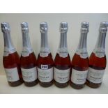 6 bottles of Mondelli Sparkling Rose, 75 cl (levels and conditions not stated) (6) [G2] WE DO NOT
