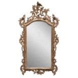 MIRROR IN GILTWOOD 19TH CENTURY