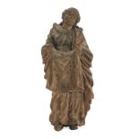 WALL SCULPTURE OF VERONICA CENTRAL ITALY 18TH CENTURY