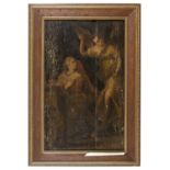 OIL PAINTING ANNOUNCEMENT SECOND HALF 16TH CENTURY