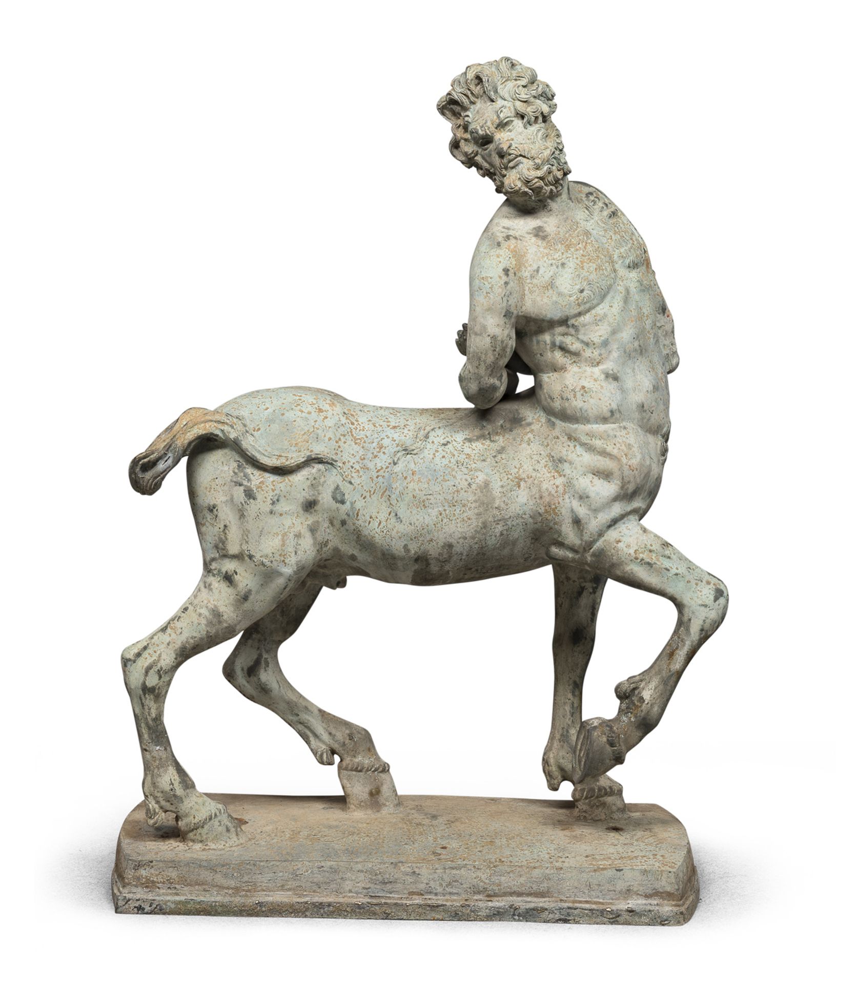 PAIR OF SAGITTARIUS GARDEN SCULPTURES EARLY 20TH CENTURY - Image 2 of 2