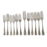 TWENTY-FOUR SILVER-PLATED FORKS UNITED KINGDOM