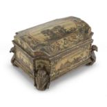 WOOD BOX POOR ART VENICE 18TH CENTURY