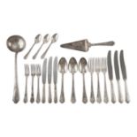 SILVER-PLATED CUTLERY SERVICE ITALY 20TH CENTURY