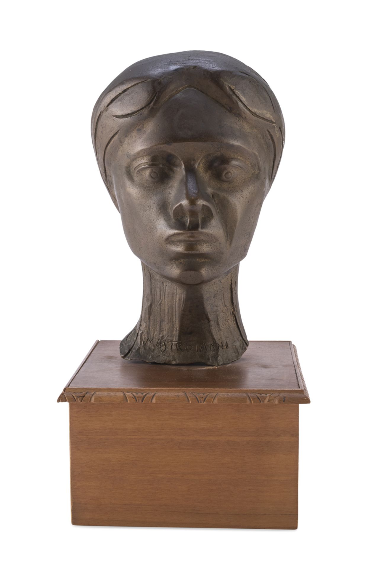 BRONZE SCULPTURE OF A WOMAN BY UMBERTO MASTROIANNI (1910-1996)