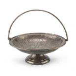 SILVER-PLATED FRUIT BOWL SHEFFIELD 1863/1901