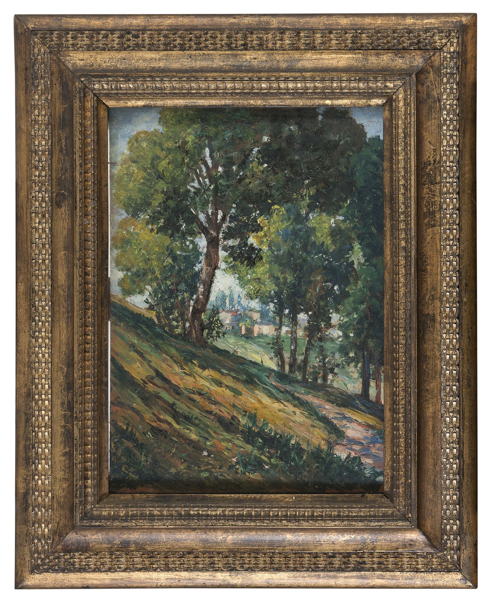 OIL PAINTING OF A LANDSCAPE SIGNED 'MARMO' 20TH CENTURY