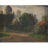 OIL PAINTING OF A LANDSCAPE OF THE 20TH CENTURY