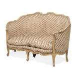 GILTWOOD CORBEILLES SOFA FRANCE 19th CENTURY