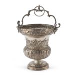 SILVER-PLATED ICE BUCKET ITALY 20TH CENTURY