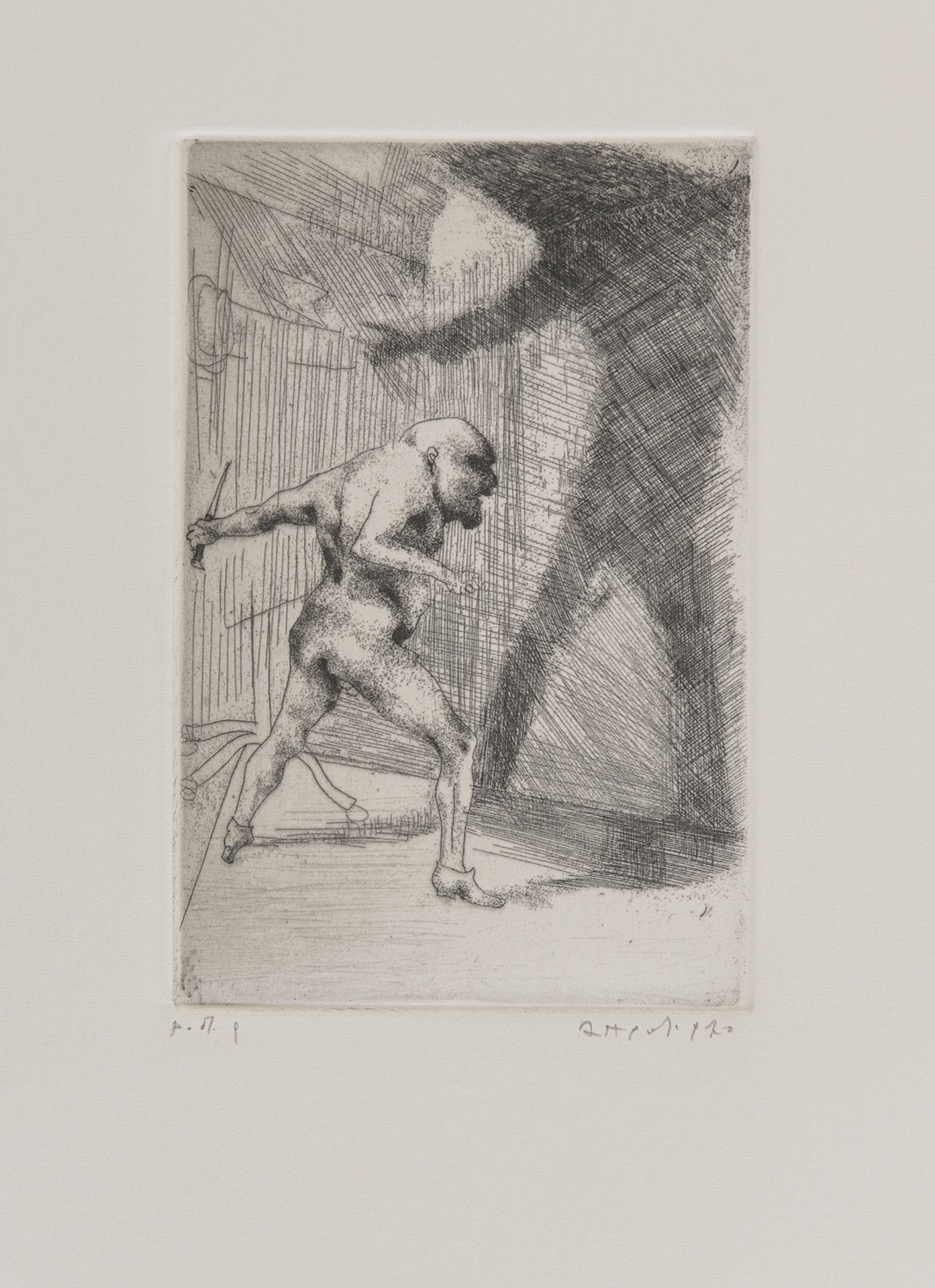 FOLDER OF ETCHINGS BY UGO ATTARDI