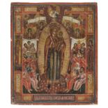 NOVGOROD SCHOOL ICON 19TH CENTURY