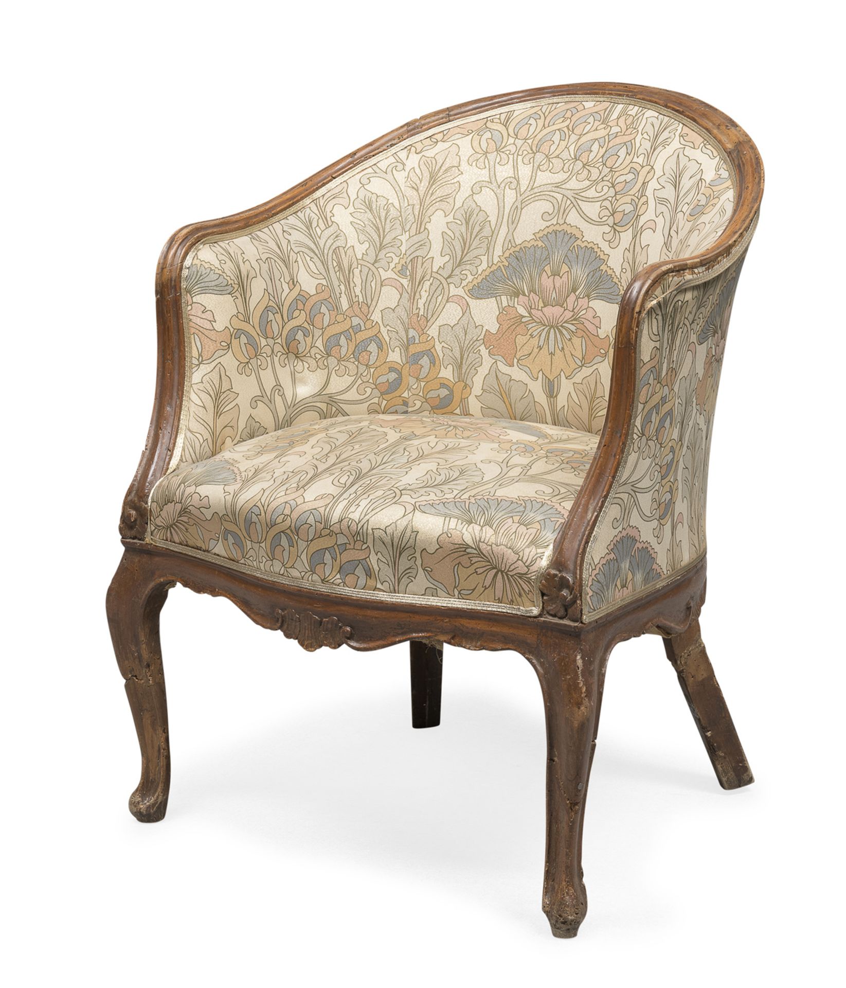 CLUB ARMCHAIR PROBABLY VENETO 18TH CENTURY