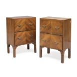 PAIR OF NIGHT TABLES IN CHERRY EMILIA 19TH CENTURY