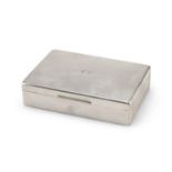 SILVER CIGAR BOX ITALO GORI FLORENCE 1944/1968