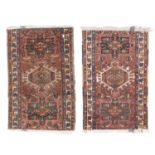 PAIR OF HAMADAN RUGS 20TH CENTURY