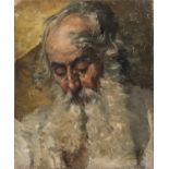 OIL PORTRAIT OF A MAN WITH BEARD 19TH CENTURY