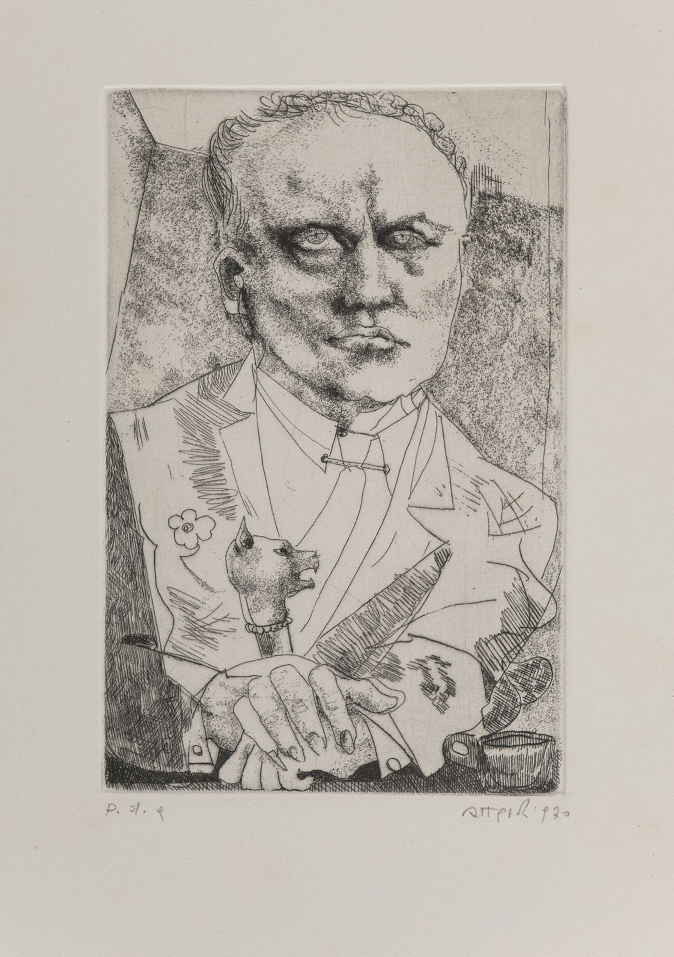 FOLDER OF ETCHINGS BY UGO ATTARDI - Image 2 of 4