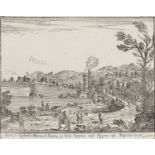 ENGRAVING VIA APPIA BY FRANCESCO SEGONI 18TH CENTURY