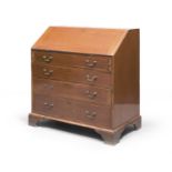 MAHOGANY DROP-LEAF CHEST OF DRAWERS ENGLAND 19TH CENTURY