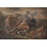 PAIR OF OIL PAINTINGS OF VENUS AND ADONIS OF THE NEAPOLITAN SCHOOL 18TH CENTURY