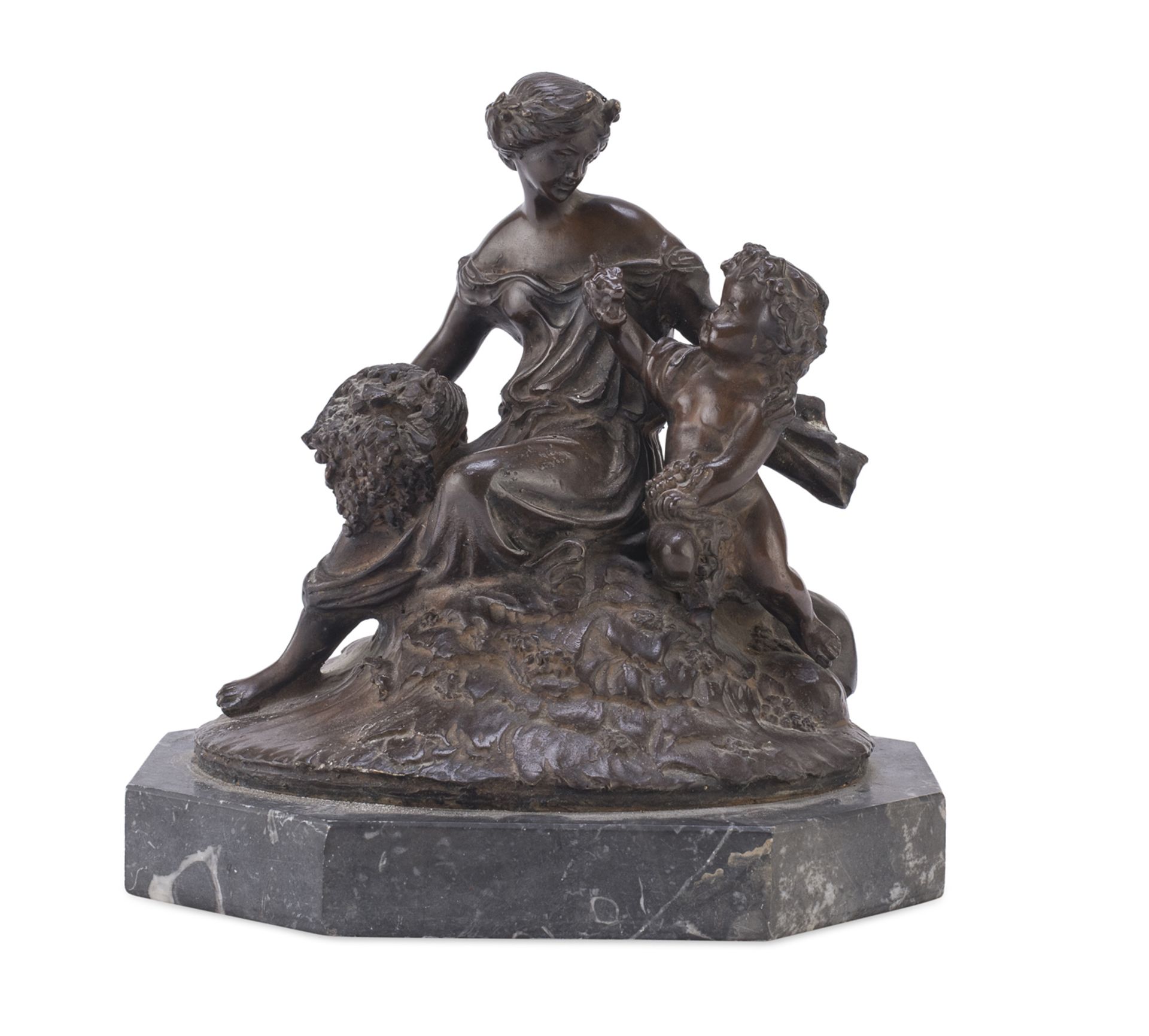 BRONZE SCULPTURE OF BACCHIAN ALLEGORY 19TH CENTURY