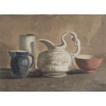 OIL PAINTING OF CERAMICS OF THE 20TH CENTURY