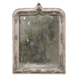 SILVERED MIRROR 19TH CENTURY