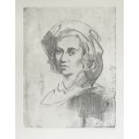 ETCHING OF A WOMAN BY PIETRO ANNIGONI