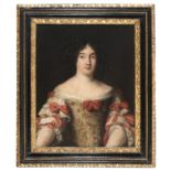 OIL PORTRAIT OF MARIA VIRGINIA BORGHESE ATTRIBUTED TO FERDINAND VOET (1639-1689)